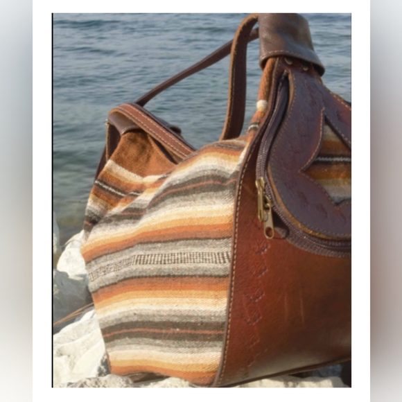 VERSATILE BACKPACK Real leather and Eco-friendly fabric. - Picture 3 of 5